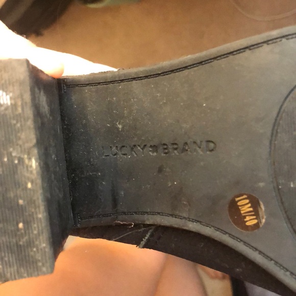 Lucky brand black booties - Picture 2 of 3